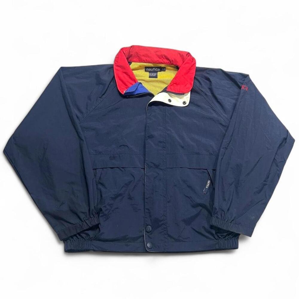 Nautica vintage 90s colorblock windbreaker